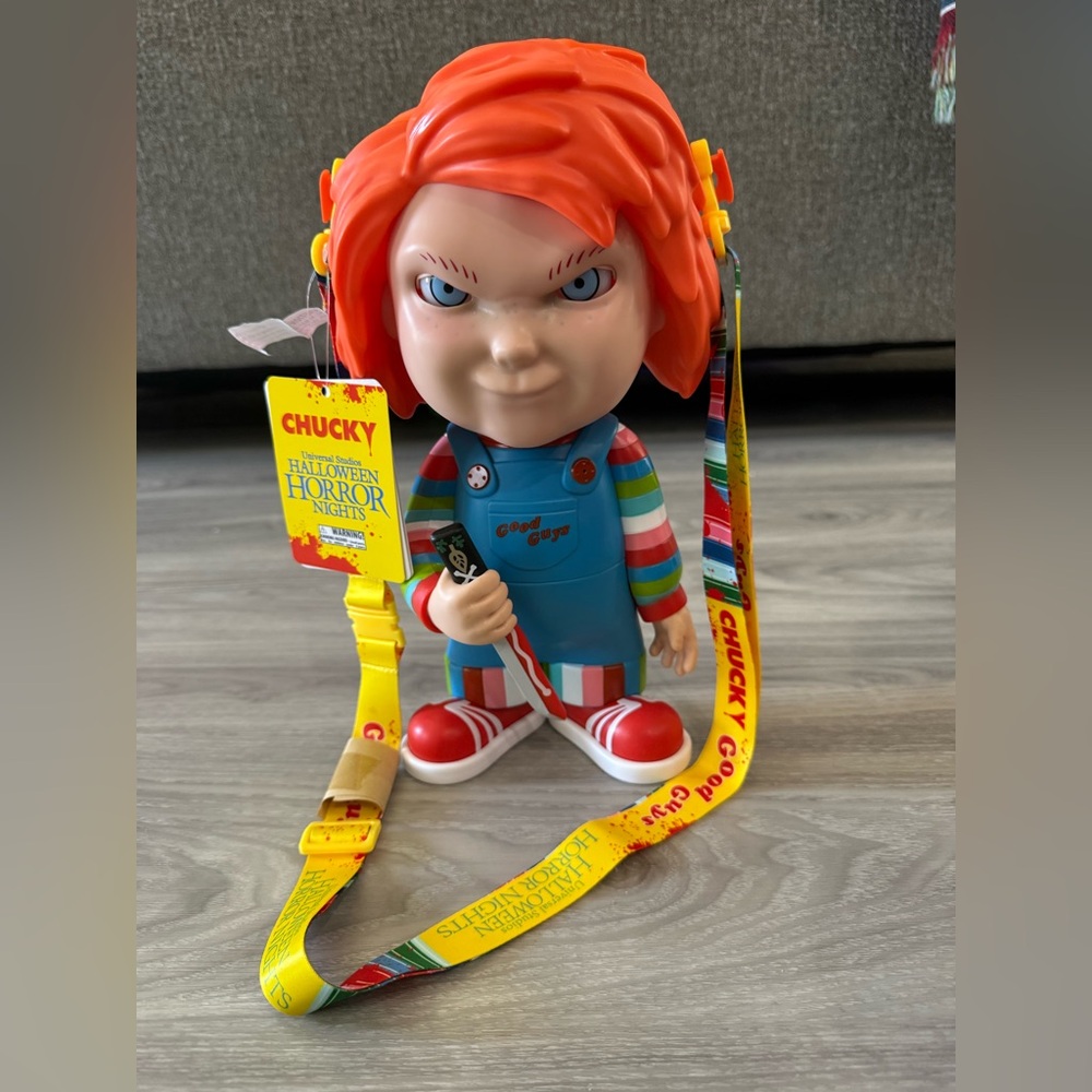 Universal Studios Halloween Horror Nights Animated Chucky Popcorn Bucket